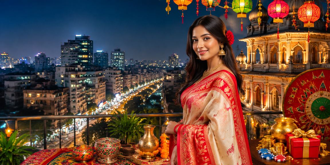 ঢাকায় পহেলা বৈশাখে পরিবারের সাথে সময় কাটাচ্ছেন একজন ব্যবহারকারী