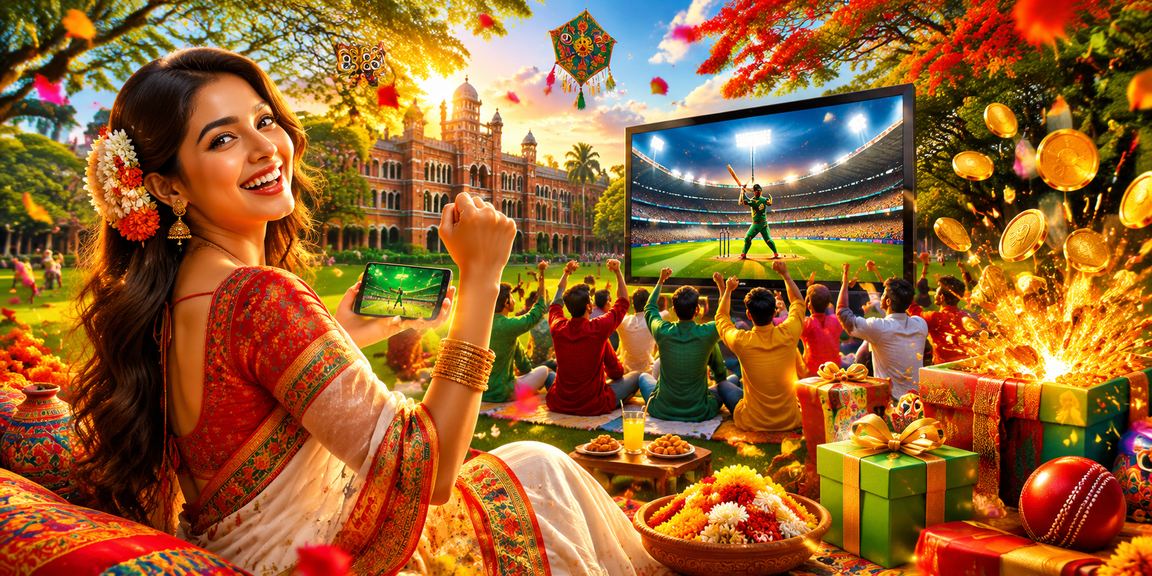 ময়মনসিংহে পহেলা বৈশাখে বেটিং উদযাপন করছেন একজন ব্যবহারকারী